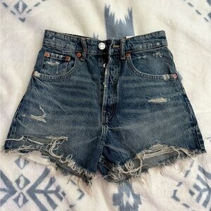 Zara Blue Jean Shorts